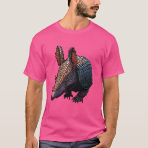 Camiseta Pixel Art Lover - Pai Armadillo Mãe
