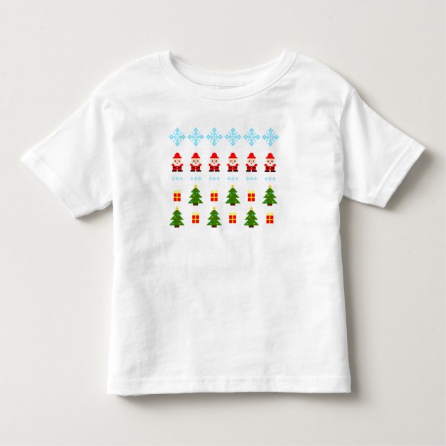 Camiseta Pixel Art Natal (Frente)
