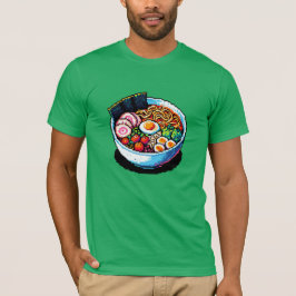 Camiseta Pixel Art Ramen Noodles