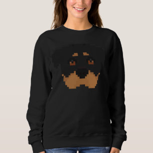 Camiseta Pixel Art Rottweiler