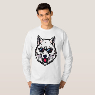 Camiseta Pixel Artic Wolf