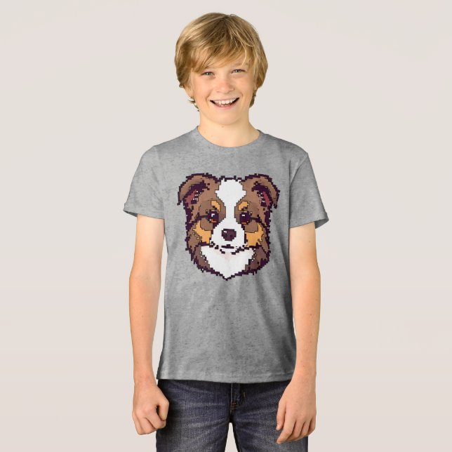 Camiseta Pixel Aussie Late (Frente Completa)