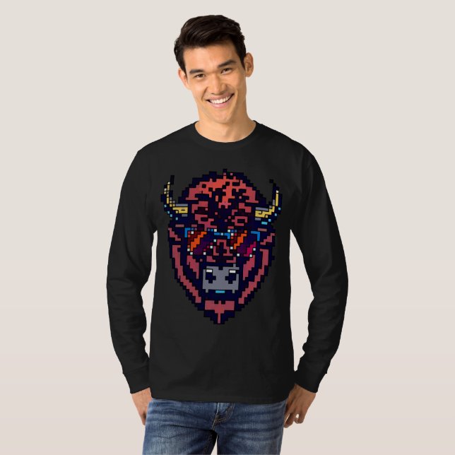 Camiseta Pixel Bison (Frente Completa)