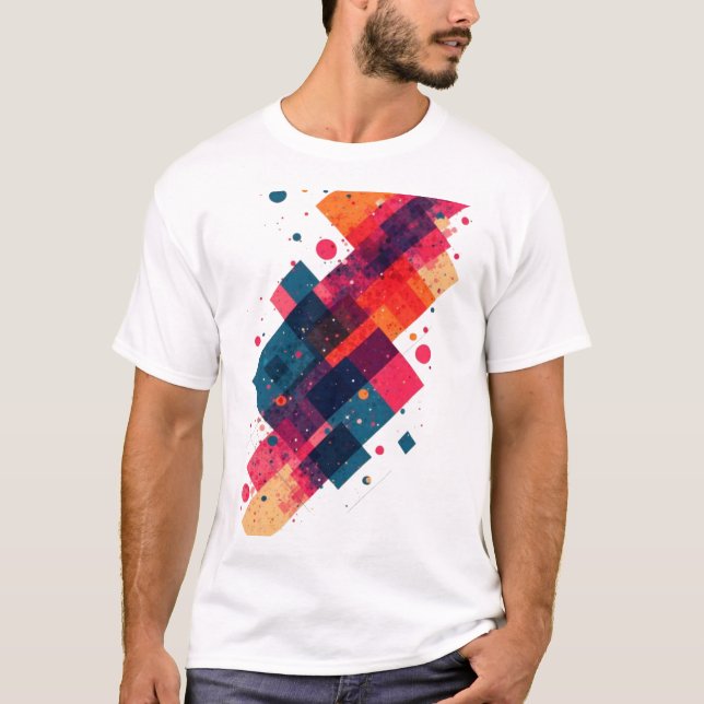Camiseta Pixel Burst (Frente)