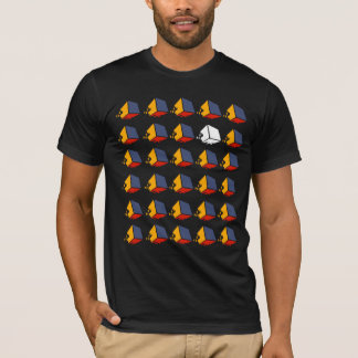 Camiseta Pixel de Ferro - Parede de Ícones