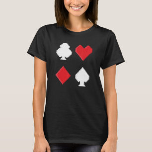 Camiseta Pixel Engraçado Cartões Jogadores Joga Jogada Joga