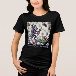 Camiseta Pixel Friends: Cachorro Mecha (Cachorro Robô) (Cam
