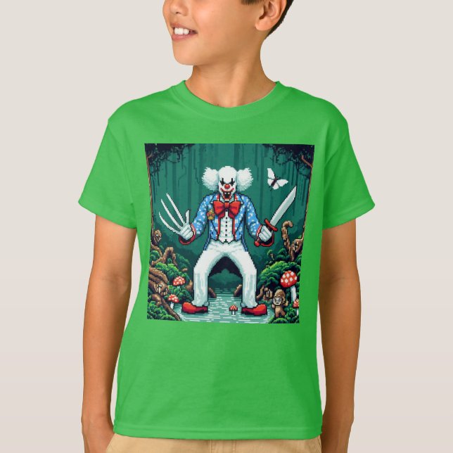 Camiseta Pixel Friends: Forest Protection (palhaço) #04 (Frente)