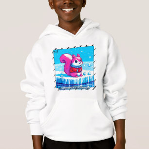 Camiseta Pixel Friends: Maravilha de inverno #6 esquilo ros