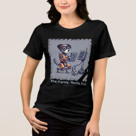 Camiseta Pixel Friends: Mecha Dog (Robot Dog) (camisa femin