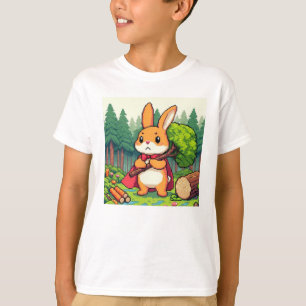 Camiseta Pixel Friends: Proteção Florestal (coelho fofo) #2