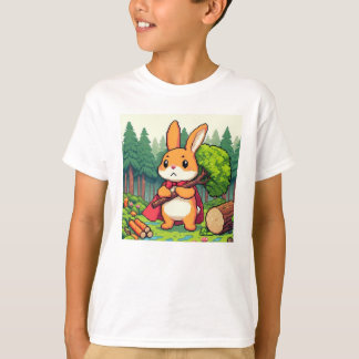 Camiseta Pixel Friends: Proteção Florestal (coelho fofo) #2