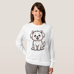 Camiseta Pixel Maltês Delight