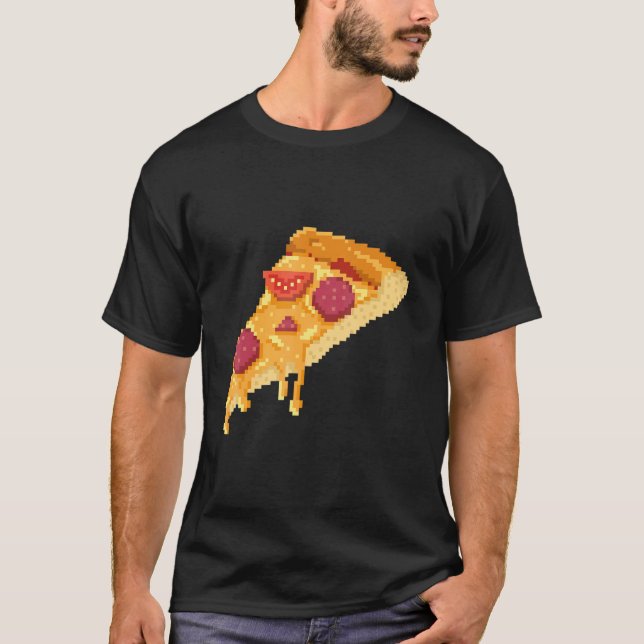 Camiseta Pixel Pizza (Frente)