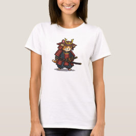 Camiseta Pixel Samurai Cat