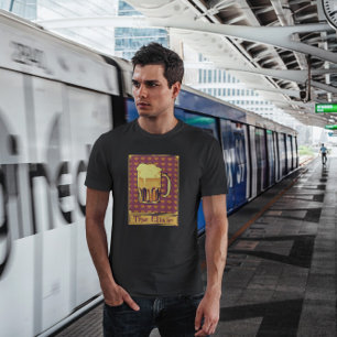 Camiseta Pixel Tarot Card Beer Beer Beer