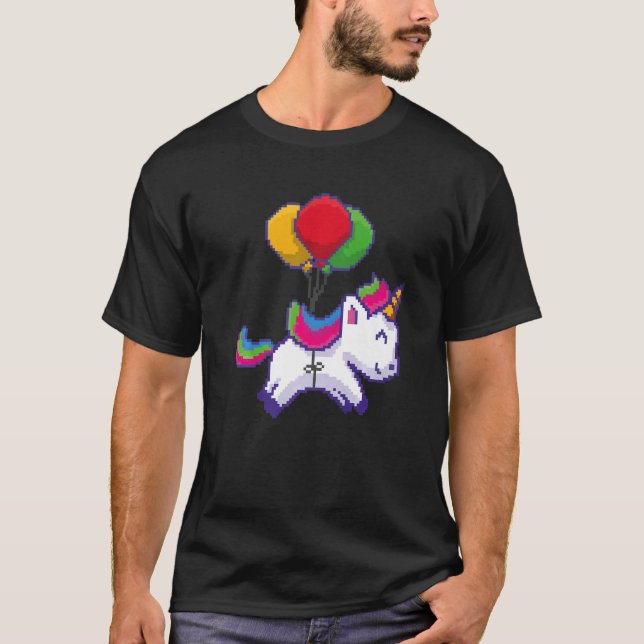 Camiseta Pixel Unicorn (Frente)