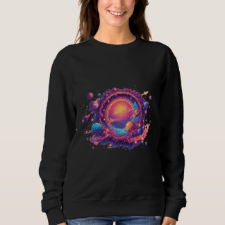 Camiseta Pixel Universe Portal — The Cosmic Gate