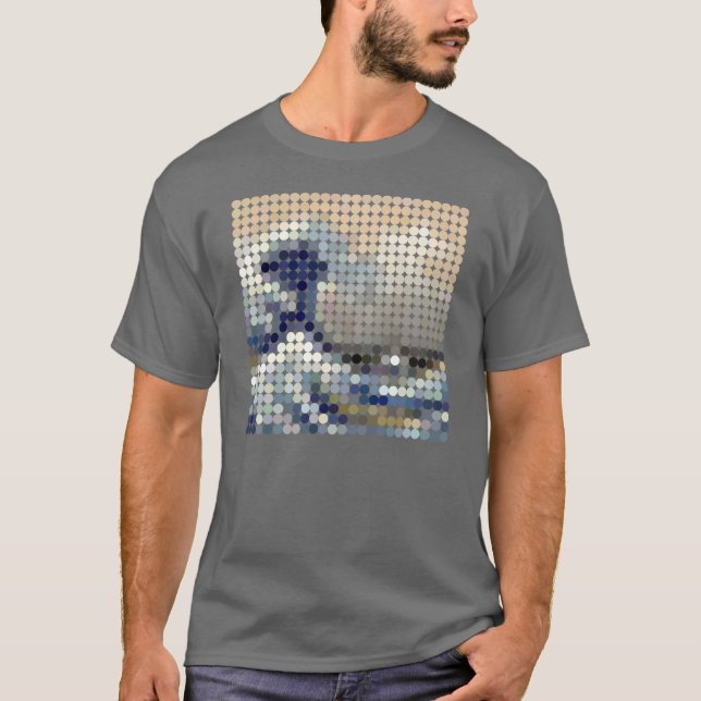 Camiseta pixeldot "Onda do Excelente" (Frente)