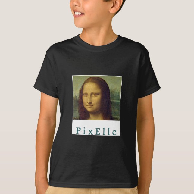 Camiseta Pixelle mulher (Frente)