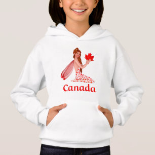 Camiseta Pixie canadense com Folha de Maple