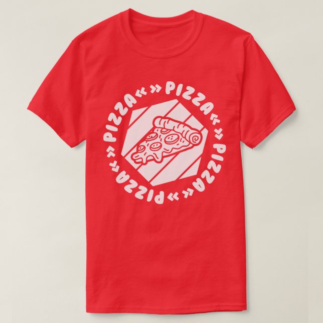 Camiseta Pizza (Frente do Design)