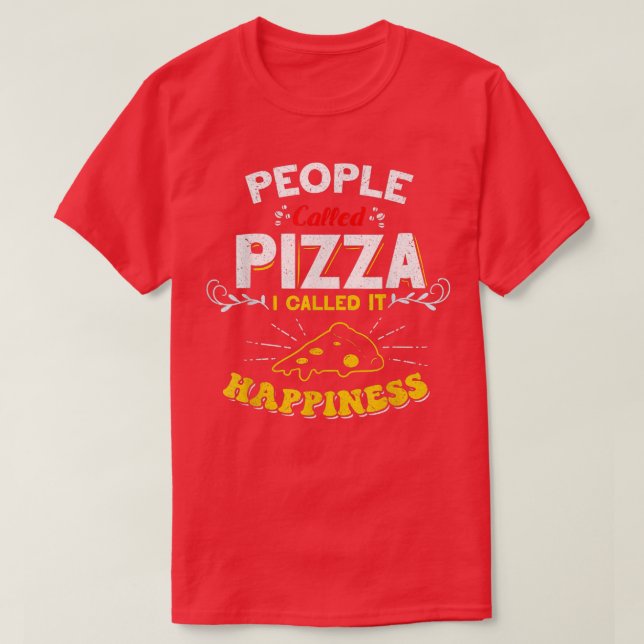 Camiseta Pizza 1198  (Frente do Design)