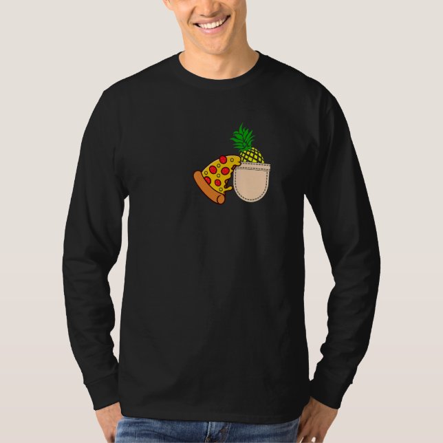 Camiseta Pizza ama Pizza de Abacaxi (Frente)