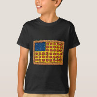 Pizza American Flag 4 De Julho, Comida Boys Girl