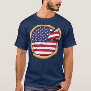 Camiseta Pizza American Flag Patriotic Pizza Usa Pizza 4th