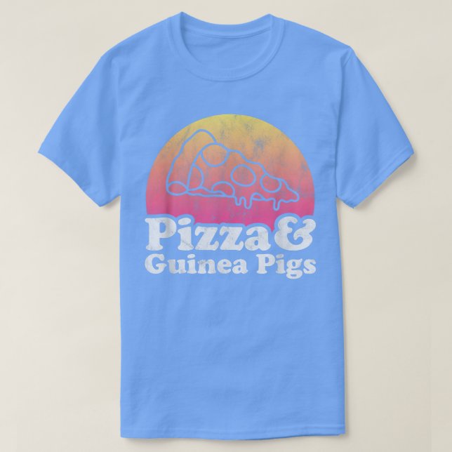 Camiseta Pizza and Guinea Pigs or Guinea Pig  (Frente do Design)