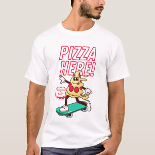 Camiseta Pizza aqui