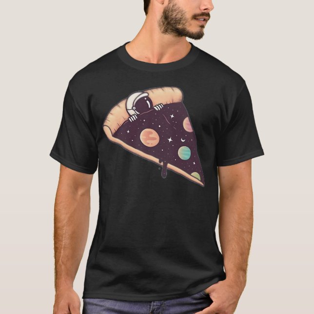 Camiseta Pizza Astronauta (Frente)