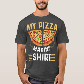 Camiseta Pizza Baker Men Vintage Pizza