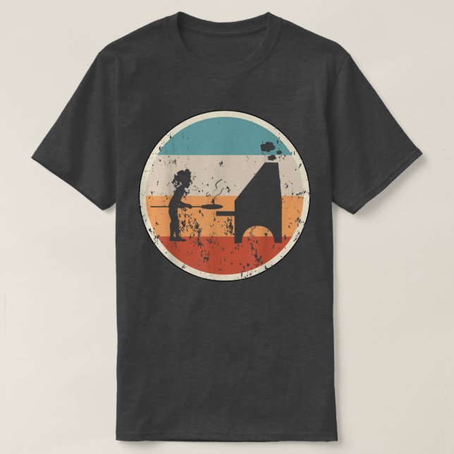 Camiseta Pizza Baking Pizza Baker Pizza Oven Vintage (Frente do Design)