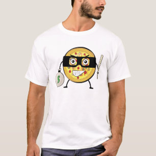 Camiseta Pizza Bandit - Ilustração de Personagem Divertida 