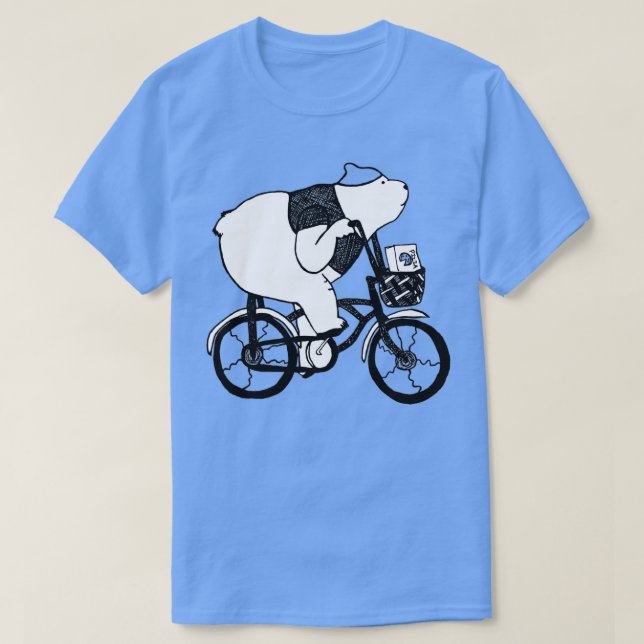 Camiseta Pizza Bike Bear  (Frente do Design)