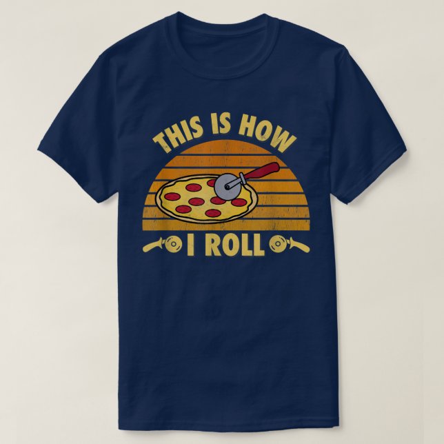 Camiseta Pizza Cheese Lover É assim que eu faço o Rolamento (Frente do Design)