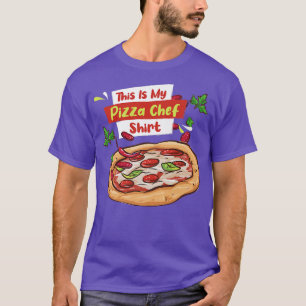 Camiseta Pizza Chef de Comida Italiana