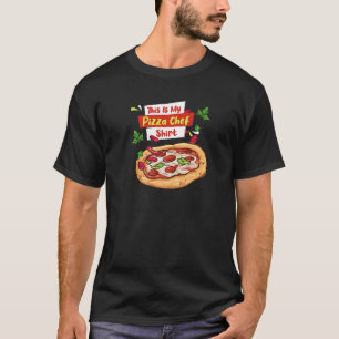 Camiseta Pizza Chef de Comida Italiana