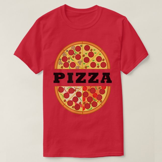 Camiseta Pizza Chef Funny Pizza Fazer Comida italiano (Frente do Design)