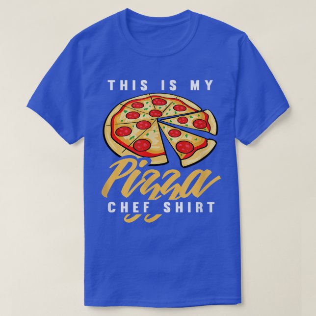 Camiseta Pizza Chef Ironic Pizza Maker Comida Italiano (Frente do Design)