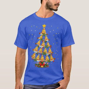Camiseta Pizza Comida Rápida Lover Xmas Gift Pizza Natal Tr
