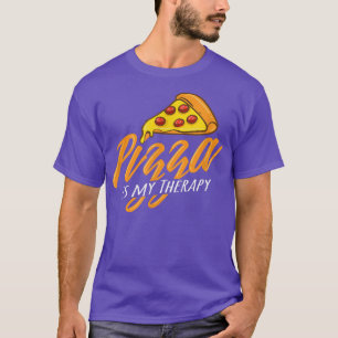 Camiseta Pizza Como Terapia Fazer Irônico Pizza Chef 142929