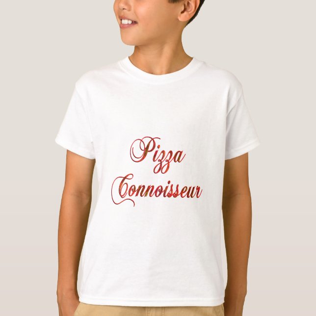 Camiseta Pizza Connoisseur (Frente)