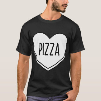 Camiseta Pizza Coração Dia dos Namorados s Homens Mulheres