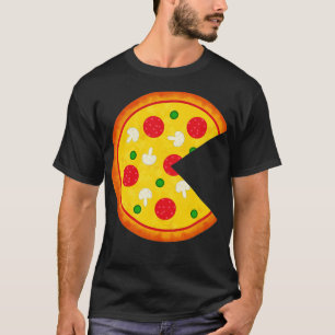 Camiseta Pizza Costume Pizza Fatia Casal Correspondente