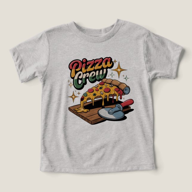 Camiseta Pizza Crew (Design frontal)