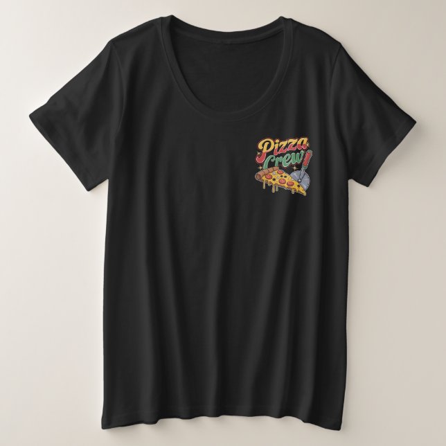 Camiseta Pizza Crew (Frente do Design)