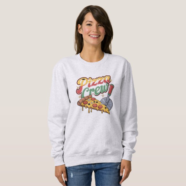 Camiseta Pizza Crew (Frente Completa)